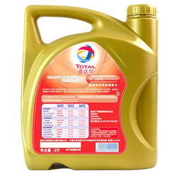 道达尔快驰5000全新合成技术机油10W-40 4L装SN级润滑油性能与品质解析